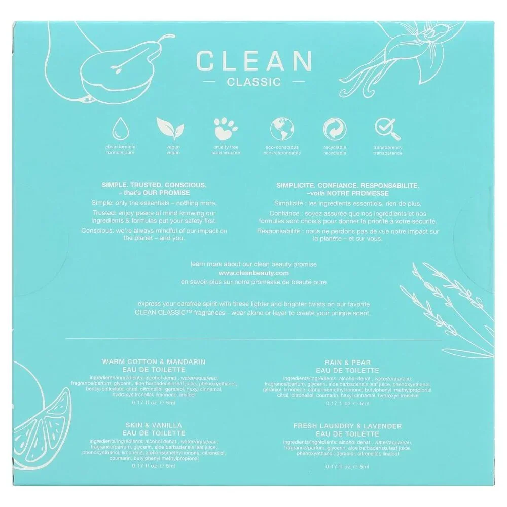 Clean Classic Rollerball Layering Set, Women's Gift Scent